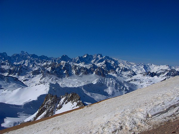#4 Vue vers les Ecrins : Le panorama est extra! Vue vers les Ecrins : Le panorama est extra!