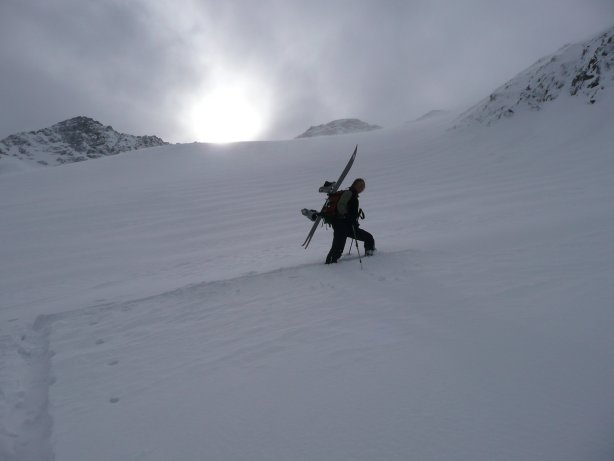 après le refuge : c'est dur hein de tracer comme à la pierra menta ???