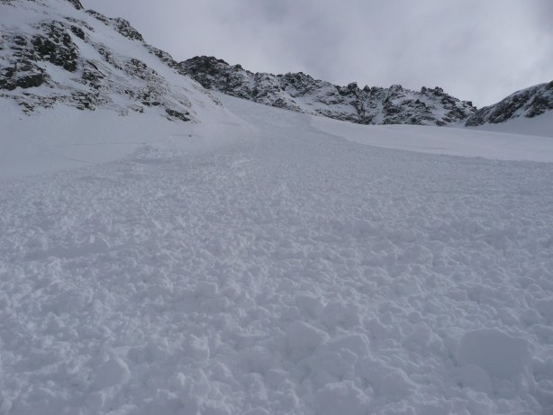 depuis le pt d'ensevelissement : jolie glissade