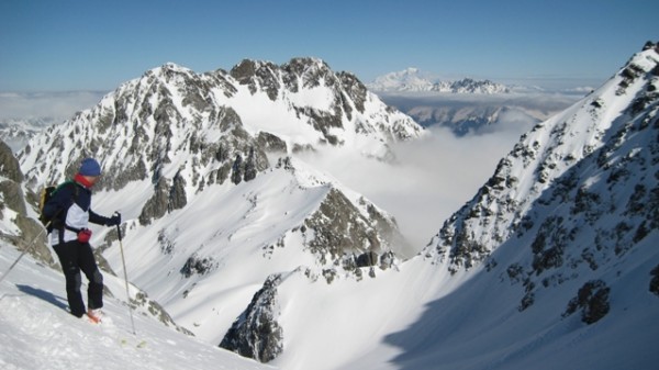 #6 Face au Grand Miceau : Avant la petite traversée pour rejoindre le pas, puis le dernier col. Face au Grand Miceau : Avant la petite traversée pour rejoindre le pas, puis le dernier col.