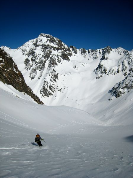 #8 Bec d Bec d'Arguille : Pas une trace dans cette combe !!! Le pied.