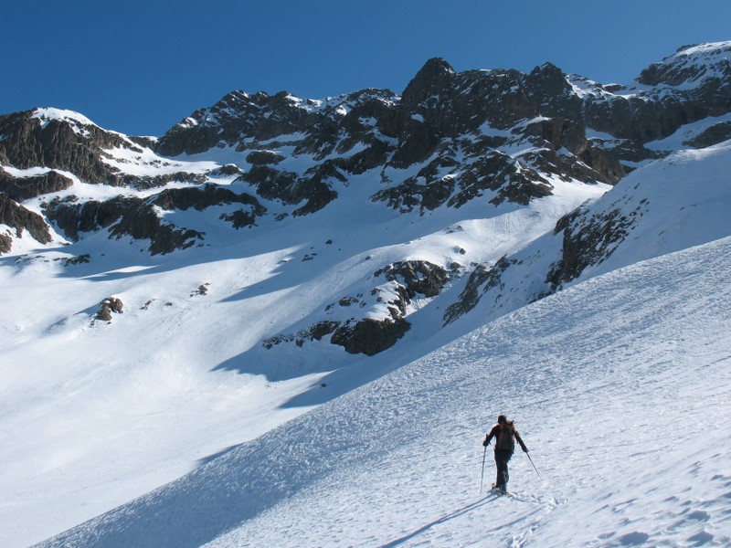 #2 Le Cros du Jas de la Lauze : La traversée pour rejoindre le Glacier Plat Le Cros du Jas de la Lauze : La traversée pour rejoindre le Glacier Plat