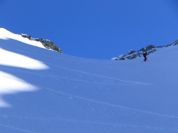#9 Juste sous le col de la Pierre : Olive qui trace Juste sous le col de la Pierre : Olive qui trace