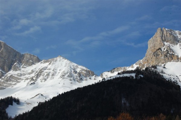#1 Vue générale : Vue générale de l Vue générale : Vue générale de l'itinéraire. L'Agnellerie paraît bien vue d'ici, mais de plus près c'est moins engageant.