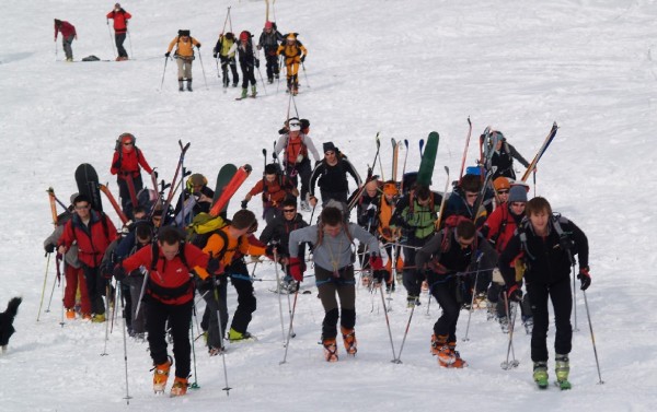 Belle équipe : 760 m à un rythme effréné.