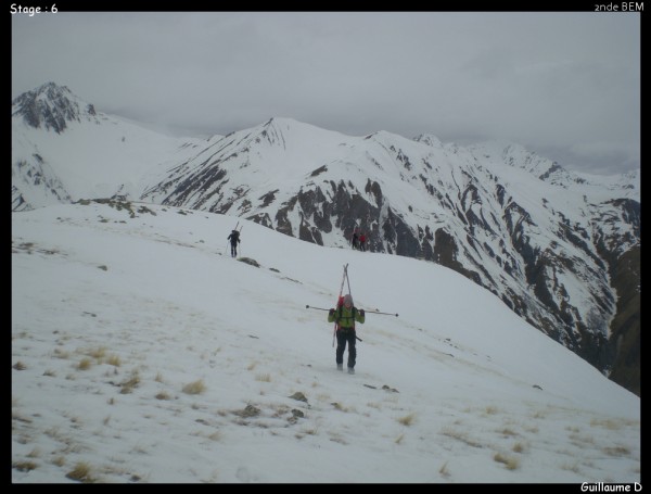 #1 Pointe de la fenêtre : Au sommet, à 2268m d Pointe de la fenêtre : Au sommet, à 2268m d'altitude, Pointe de la fenêtre, neige soufflé.