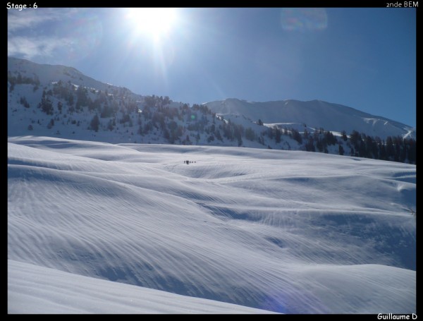 #2 Plan des Nants : En direction de la Halle de fruit commun. Neige excélente. Plan des Nants : En direction de la Halle de fruit commun. Neige excélente.