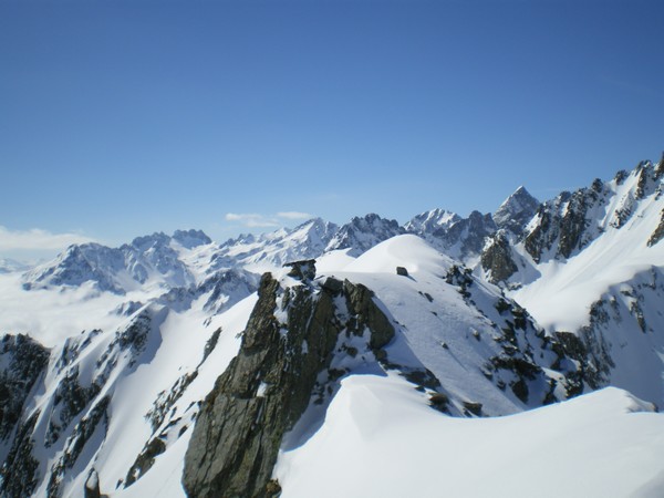 #13 Vallorins : Sur la crête des Vallorins. Vallorins : Sur la crête des Vallorins.