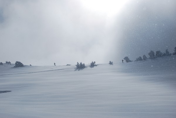 Quleques flocons... : mais le soleil n'est pas loin!