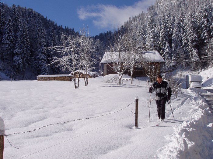 #1 Départ du Habert : Ciel bleu, 30 cm de poudre....Tout va bien! Départ du Habert : Ciel bleu, 30 cm de poudre....Tout va bien!