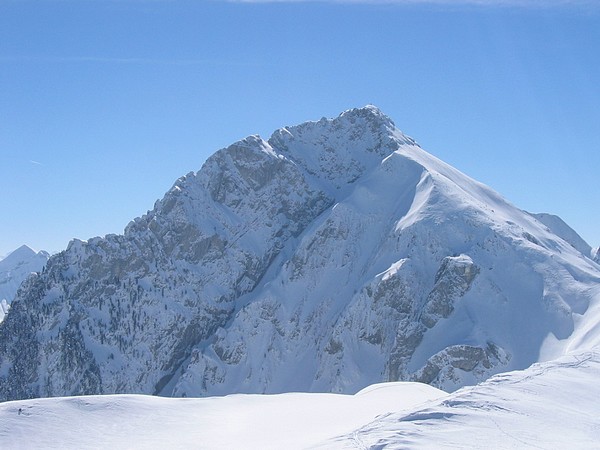 le Trelod : la Face Nord du Trelod et la ligne incroyable. Vous la voyez