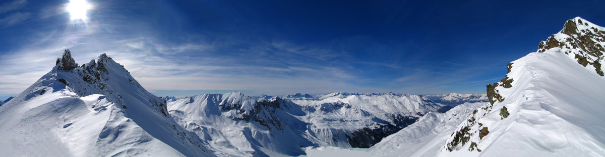 Col des Tufs : En panoramique.