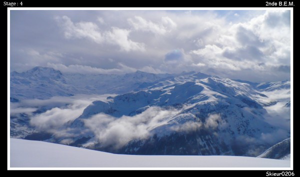 #5 Vue depuis le sommet : En direction de Val Vue depuis le sommet : En direction de Val'Thorens.