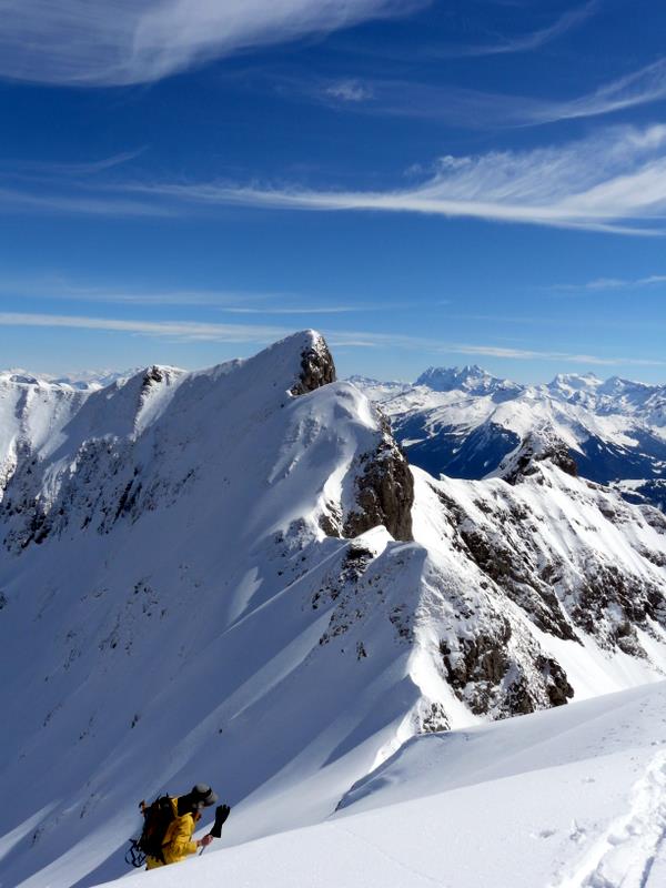#2 Pte de Haute Béné : Arrivée au sommet et Roc d Pte de Haute Béné : Arrivée au sommet et Roc d'Enfer au premier plan