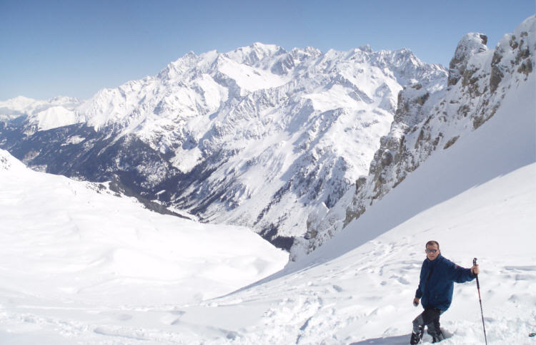 Col de la Cicle : Le mont Blanc, encore le Mont Blanc, toujours le MONT BLANC