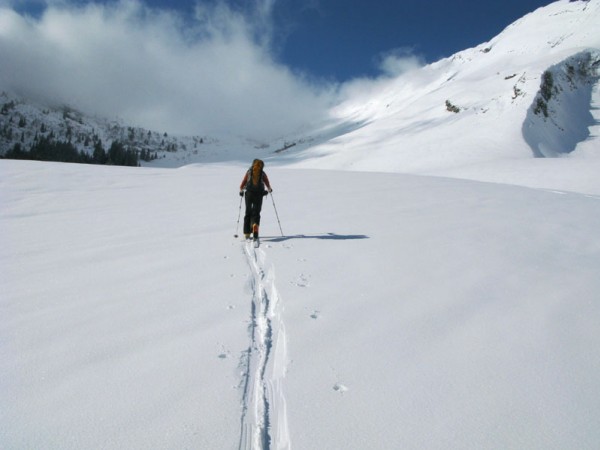 #1 La belle neige vierge : Le col est dans les nuages... mais ils se dissiperont. La belle neige vierge : Le col est dans les nuages... mais ils se dissiperont.