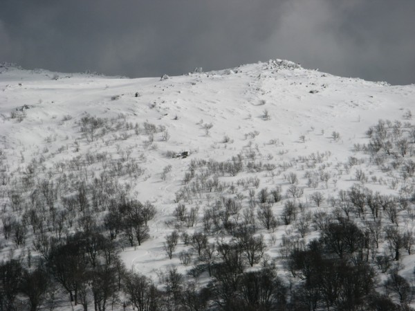 #5 Punta Cuparchjata : Traces de descente. Punta Cuparchjata : Traces de descente.