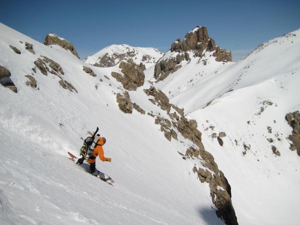 #11 Fin du couloir : Face au pic de MontBrison. Fin du couloir : Face au pic de MontBrison.