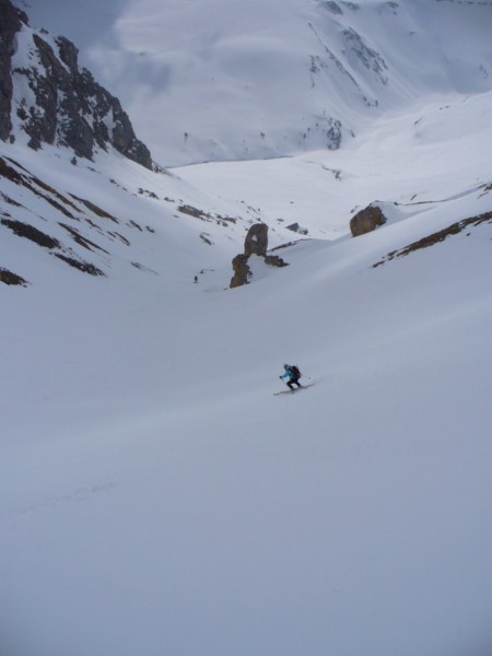 #2 descente pointe des Sarrasins : Dans la descente du Vallon des Sarrasins descente pointe des Sarrasins : Dans la descente du Vallon des Sarrasins