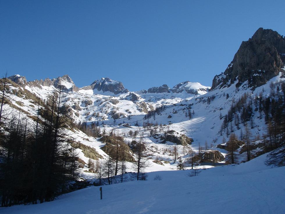 #1 Le Gélas de bon matin : L Le Gélas de bon matin : L'itinéraire de montée