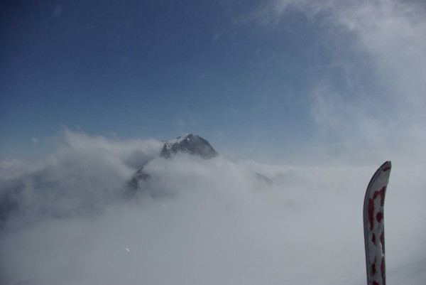 Petite Ciamarella : Les nuages arrivent d'Italie