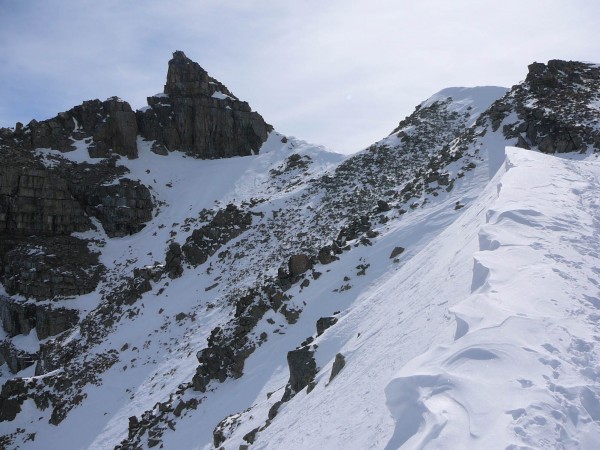 Pointe de la cote de l'âne : Vu depuis le haut du couloir.