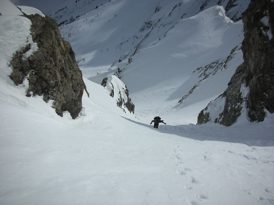 Montée couloir : Bientôt la sortie