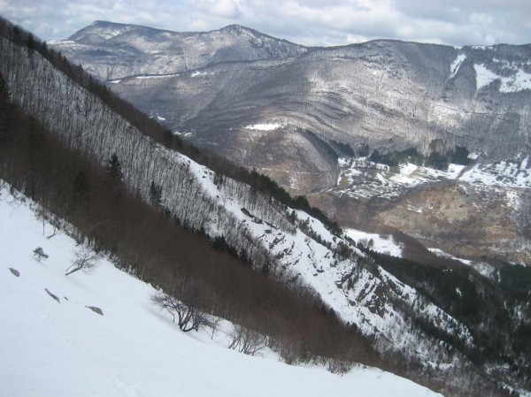 Les Avalanches : Les Grands Champs, les talwegs et la forêt à traverser... au mieux