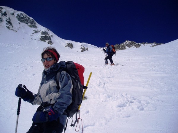 #11 Dans le couloir Est : Skieurs concentrés Dans le couloir Est : Skieurs concentrés