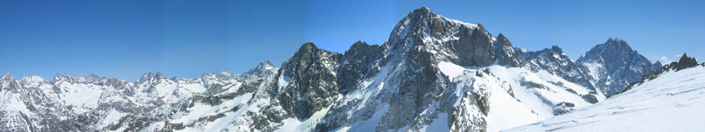 #3 panorama au col : le rateau, la meije, la barre des Ecrins, l panorama au col : le rateau, la meije, la barre des Ecrins, l'Olan... et d'autres !