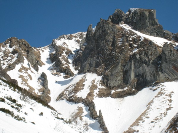 #10 Aiguilles du Diable : Les 2 skieurs dans le couloir Tranquille. Aiguilles du Diable : Les 2 skieurs dans le couloir Tranquille.