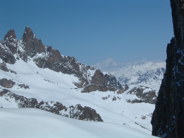 #3 Vue de la breche de la somme : Vue vers le mont blanc Vue de la breche de la somme : Vue vers le mont blanc