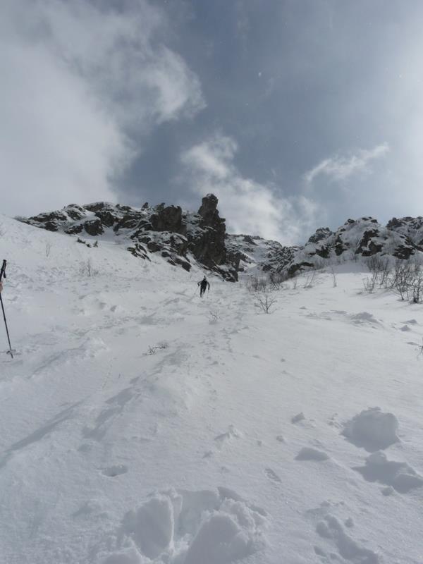 #7 Couloir NW des Jovet : Début du couloir Couloir NW des Jovet : Début du couloir