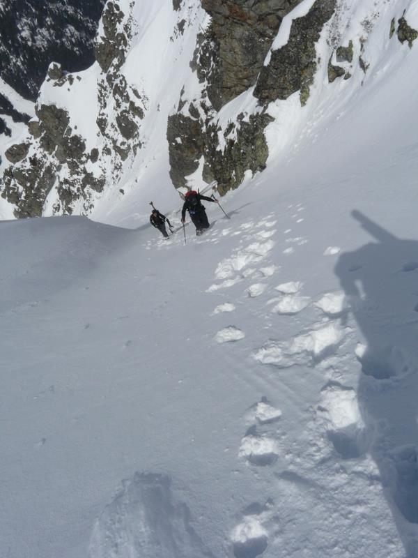 #8 Couloir NW des Jovet : Le milieu quand ça se redresse Couloir NW des Jovet : Le milieu quand ça se redresse