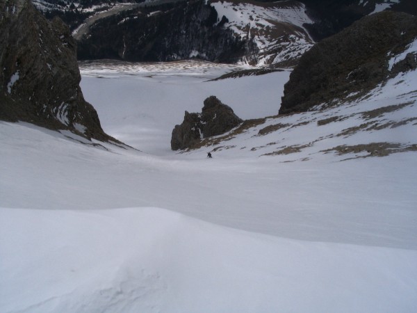 #3 Couloir du Lauzon : Conditions au Top Couloir du Lauzon : Conditions au Top