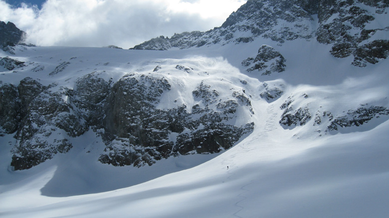 #12 Itinéraire du jour : Belle variante à la voie de montée, c Itinéraire du jour : Belle variante à la voie de montée, c'est du ski large