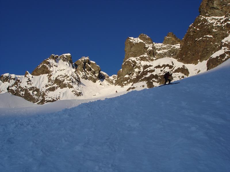 #5 Couloir E du Sorbier : Le soleil arrive... Couloir E du Sorbier : Le soleil arrive...