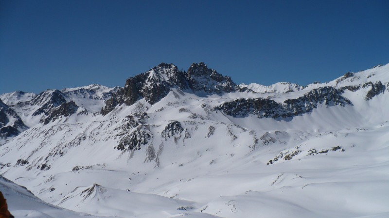 #18 Col de la Vallée Etroite : Le Col de la Vallée Etroite et la vallée Etroite. Col de la Vallée Etroite : Le Col de la Vallée Etroite et la vallée Etroite.