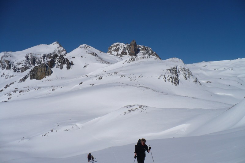 #17 Vue sur le Mont Thabor : Vue sur le Mont Thabor, le Cheval Blanc et le refuge du Thabor. Vue sur le Mont Thabor : Vue sur le Mont Thabor, le Cheval Blanc et le refuge du Thabor.