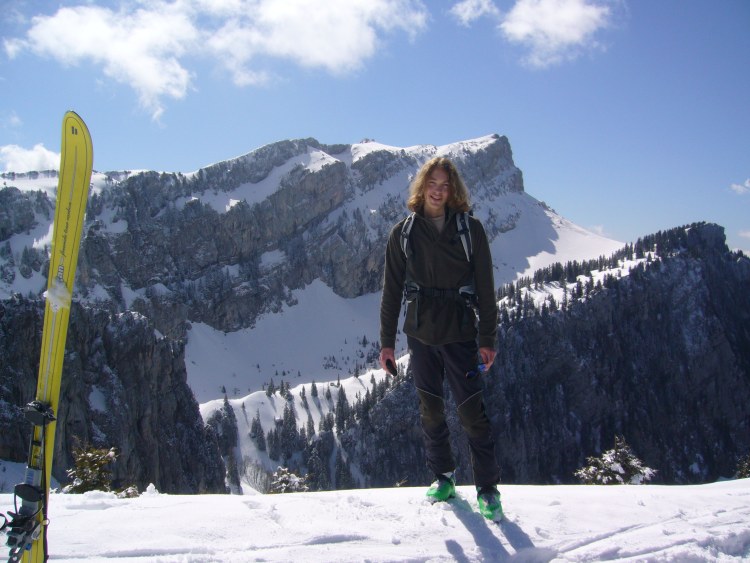 #1 Sommet du couloir W : La banane Sommet du couloir W : La banane