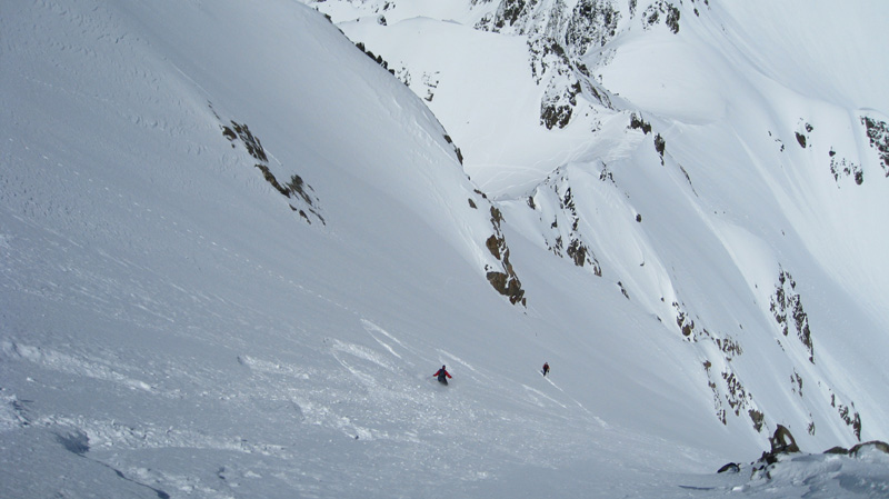 Nord du Charmet : Vue sur le passage Clarant