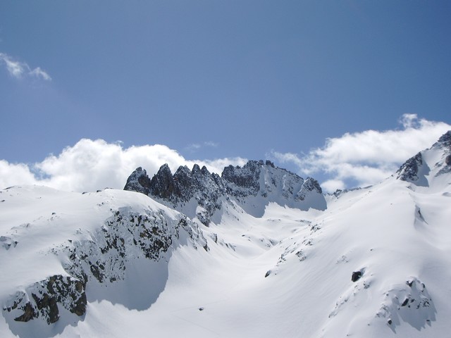 Tete du Claus : La Cresta Savoia haut lieu de l'escalade.