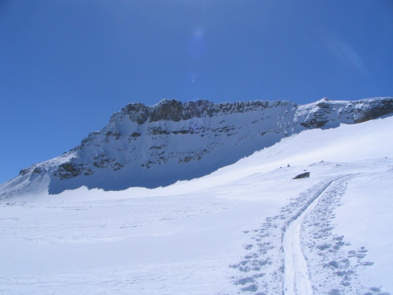 #1 sur le glacier de la Réchasse : entre 2900 et 3000, sur le glacier de la Réchasse, sous la pointe sur le glacier de la Réchasse : entre 2900 et 3000, sur le glacier de la Réchasse, sous la pointe