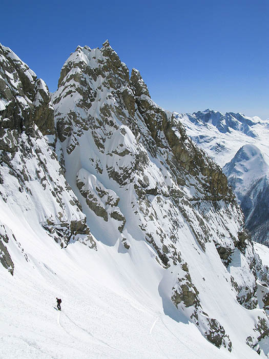 Pendant la montée : ambiance montagne hivernale