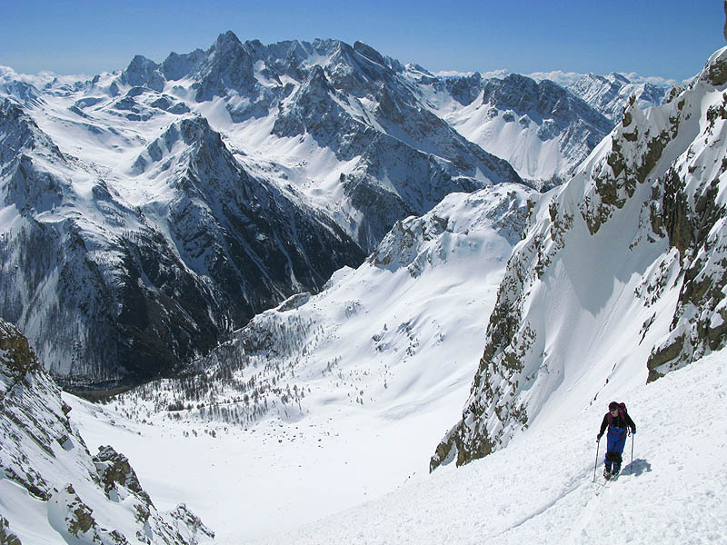 vers 2800m : Face à l'aiguille de Chambeyron