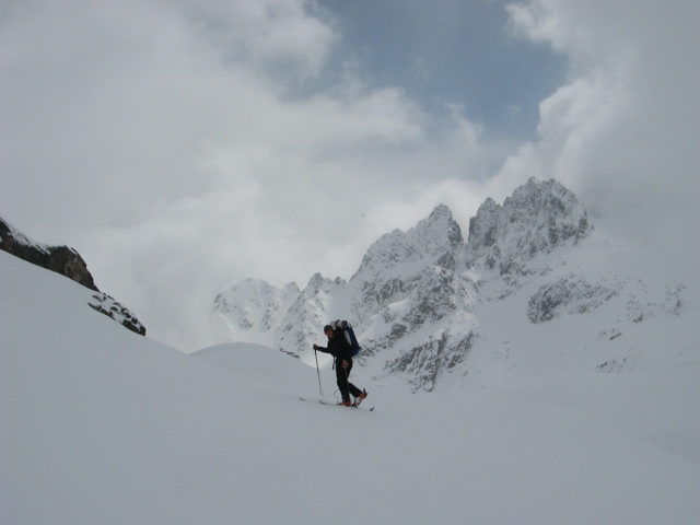 les aiguilles d'argentière : en allant au col du Sambuy