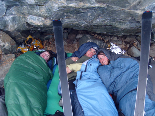 Bivouac à Pierre barme : trois étoiles,vive les bons duvets...