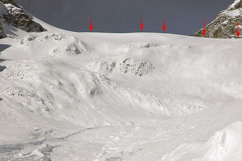 Glacier du Says : C'est parti sur toute la largeur