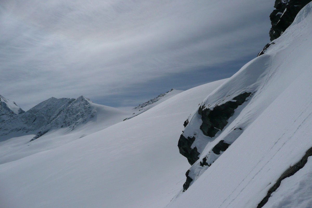 Glacier des Volnets (suite) : Le voile nuageux s'épaissit