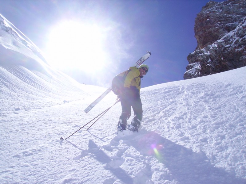 #2 couloir combaz : tracage couloir combaz : tracage